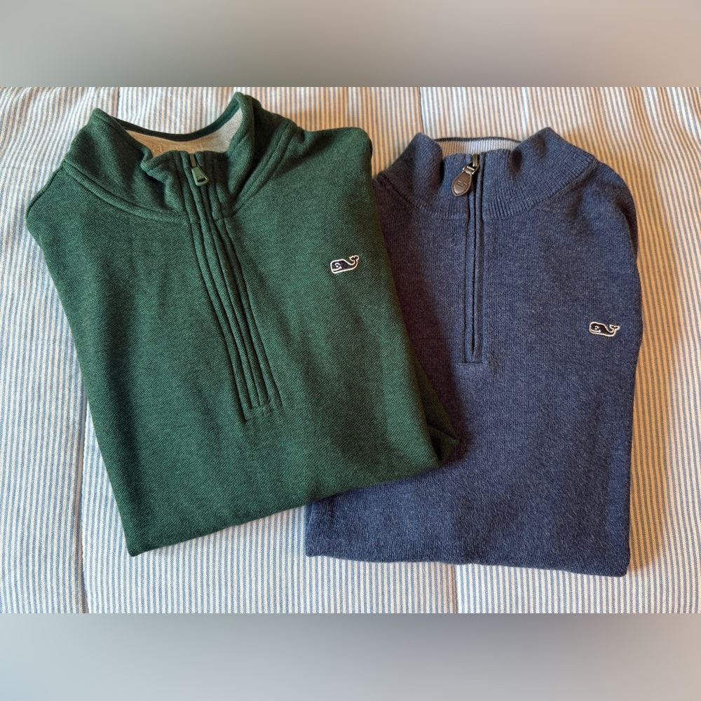 Two Vineyard Vines 1/4 Zips